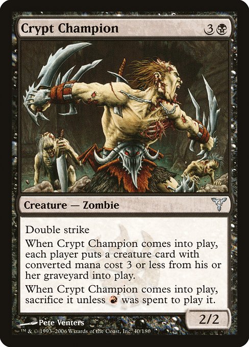 Crypt Champion card image