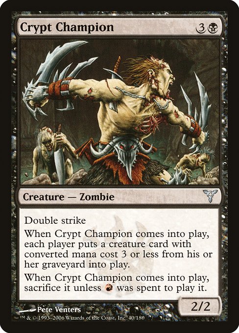 Crypt Champion (Dissension #40)