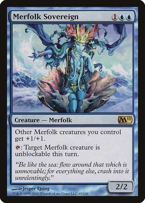 Merfolk Sovereign (Magic 2011 #65)