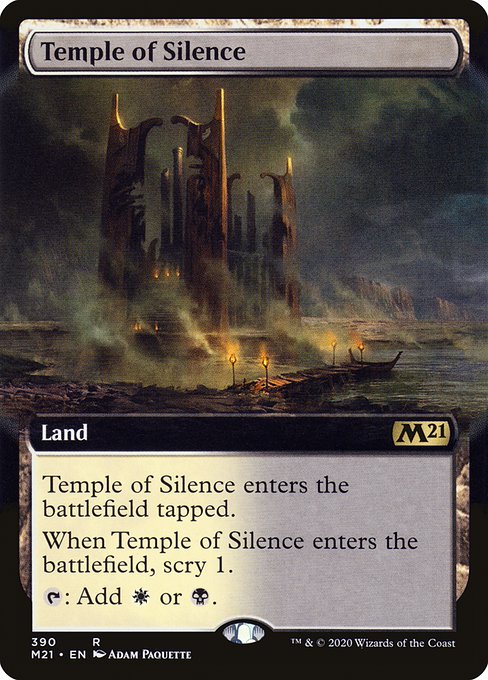 Temple of Silence (Core Set 2021 #390)