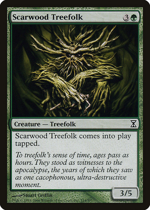 Scarwood Treefolk (Time Spiral #214)