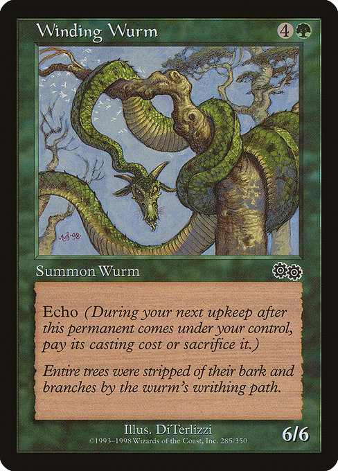 Winding Wurm (Urza's Saga #285)
