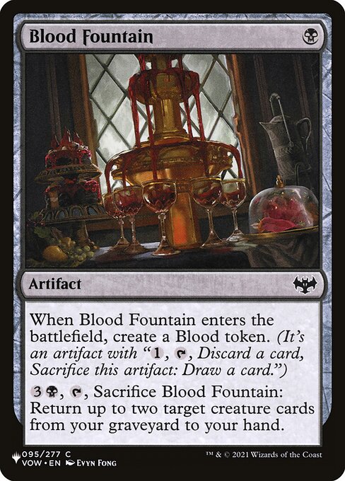 Blood Fountain (The List #VOW-95)