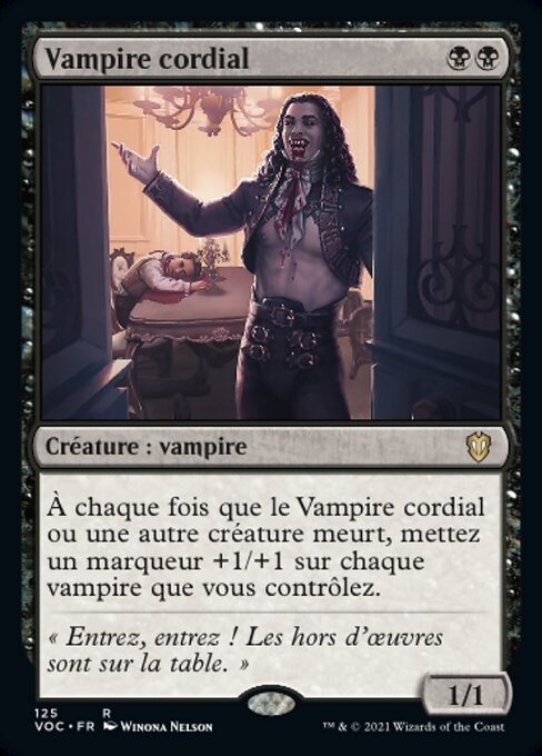 Cordial Vampire (Crimson Vow Commander #125)