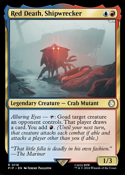 Red Death, Shipwrecker (pip) 116