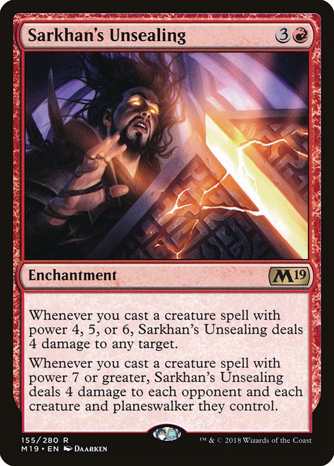 Sarkhan's Unsealing (Core Set 2019 #155)