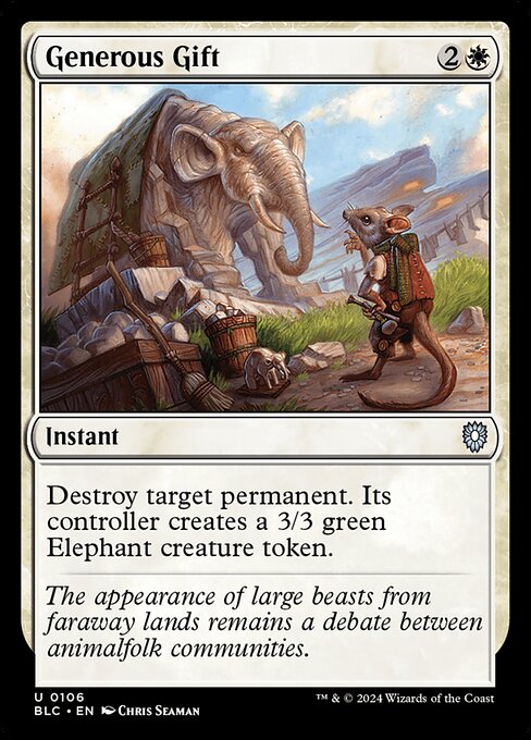 Elephant (Bloomburrow Commander)