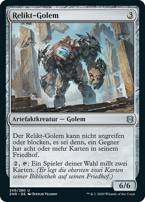 Relic Golem (Zendikar Rising #249)