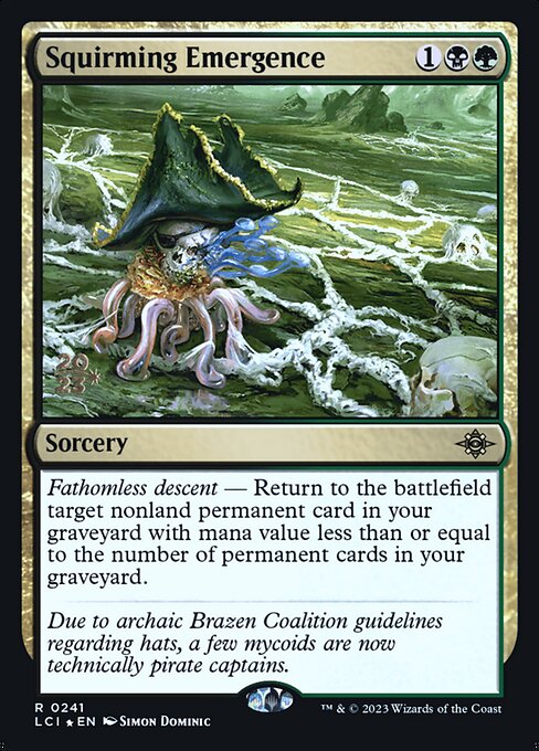 Squirming Emergence (The Lost Caverns of Ixalan Promos #241s)