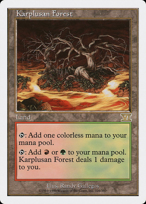 Karplusan Forest (Classic Sixth Edition #326)