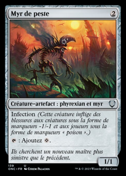 Plague Myr (Phyrexia: All Will Be One Commander #139)