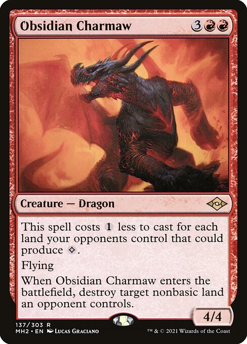 Obsidian Charmaw (Modern Horizons 2 #137)