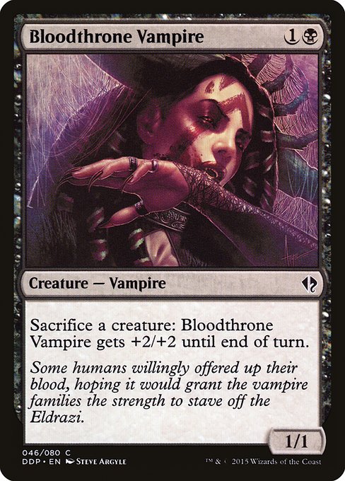 Bloodthrone Vampire (Duel Decks: Zendikar vs. Eldrazi #46)