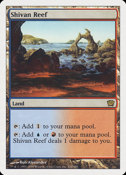Shivan Reef (Ninth Edition #324)