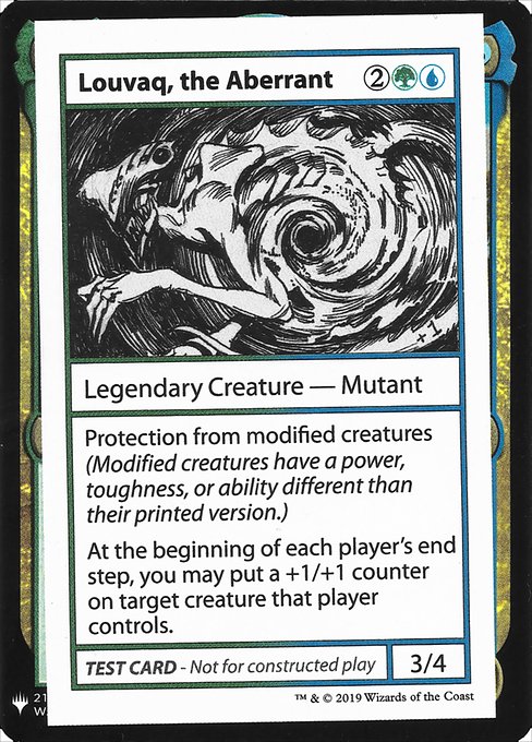 Louvaq, the Aberrant (Mystery Booster Playtest Cards 2019 #95)