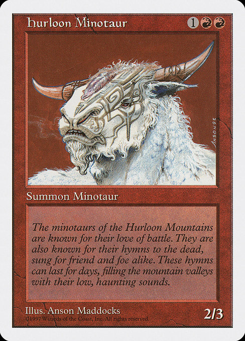Hurloon Minotaur (Fifth Edition #240)
