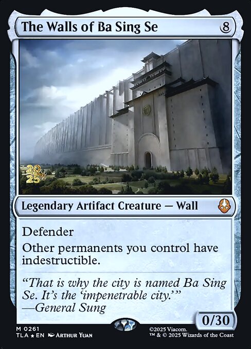 The Walls of Ba Sing Se magic the gathering card art