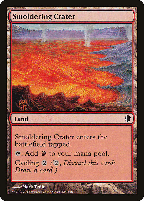 Smoldering Crater (Commander 2013 #325)