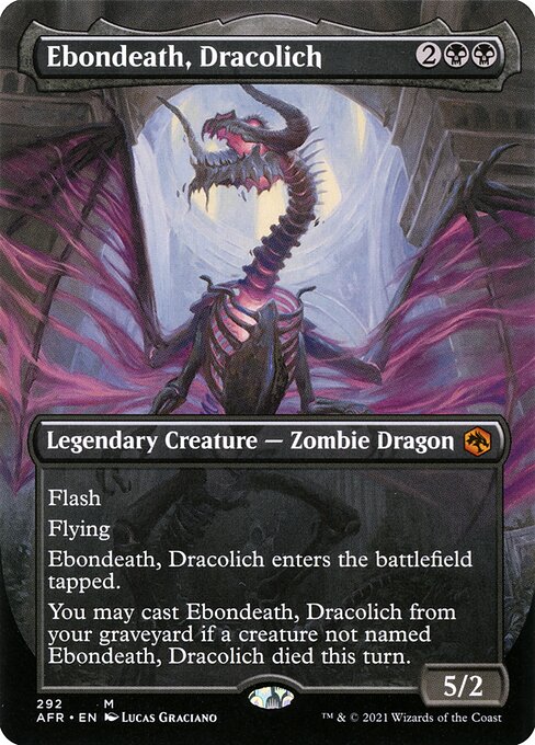 Ebondeath, Dracolich (Extended Art)