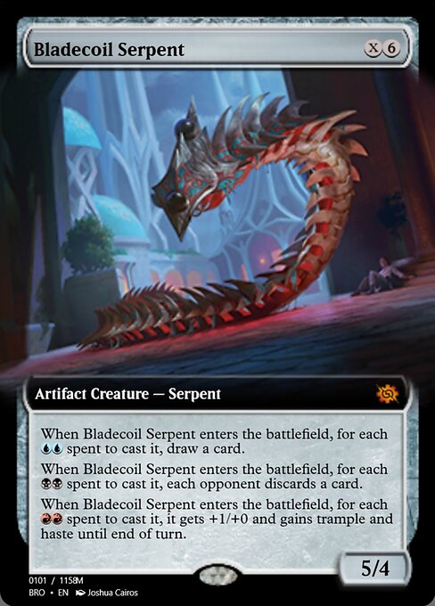 Bladecoil Serpent (Magic Online Promos #105810)