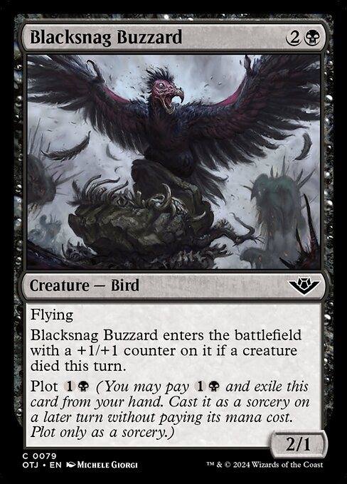 Blacksnag Buzzard card image