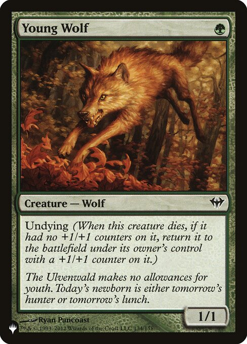 Young Wolf (The List #DKA-134)