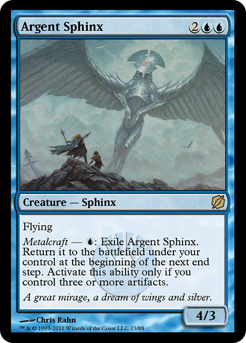 Argent Sphinx (Duel Decks: Mirrodin Pure vs. New Phyrexia #13)