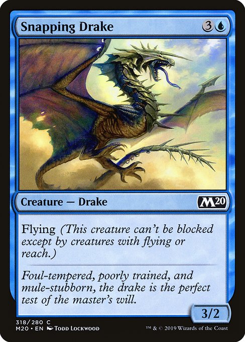 Snapping Drake (Core Set 2020 #318)