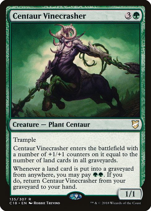 Centaur Vinecrasher (Commander 2018 #135)