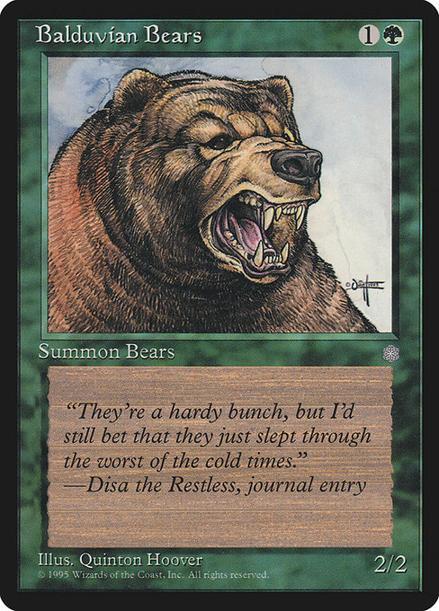 Ours de Balduvia|Balduvian Bears