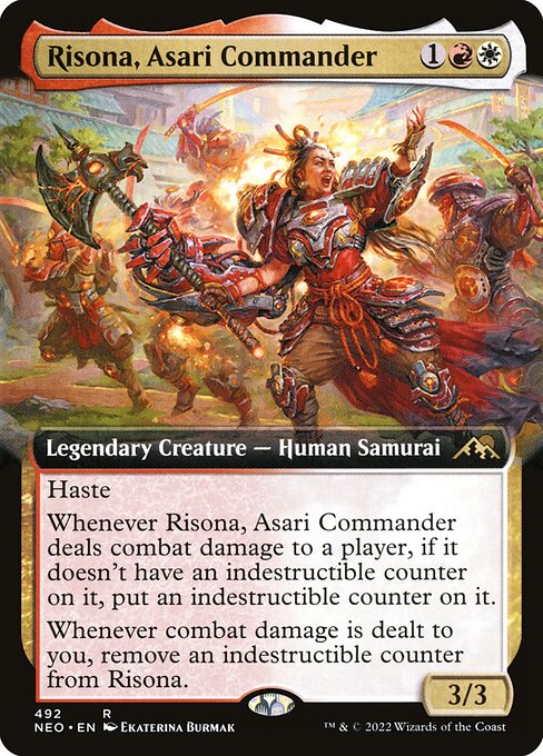 Risona, Asari Commander (Kamigawa: Neon Dynasty #492)