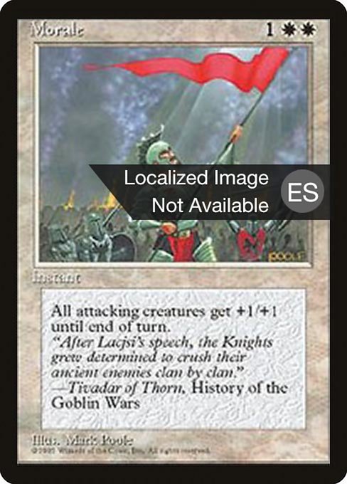 Morale (Fourth Edition Foreign Black Border #36)