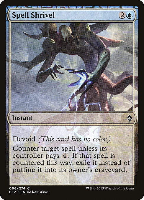 Spell Shrivel (bfz) 66