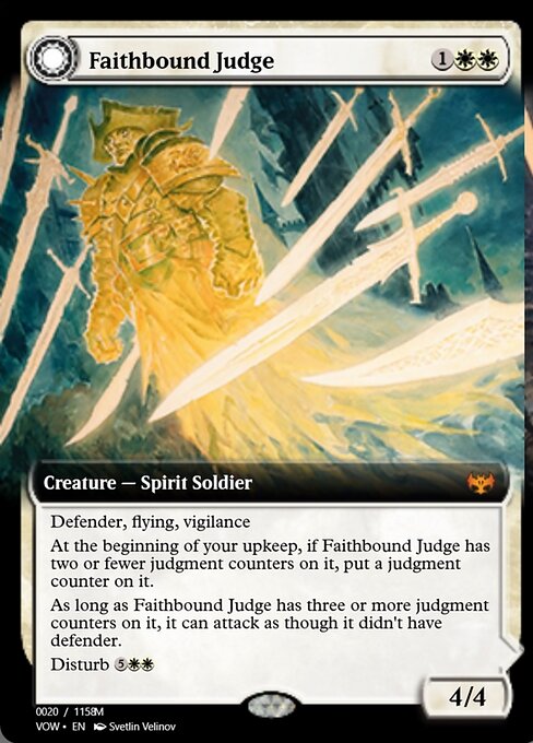 Faithbound Judge // Sinner's Judgment (Magic Online Promos #95279)
