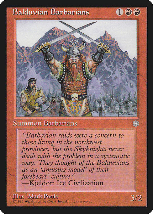 Balduvian Barbarians (Ice Age #172)