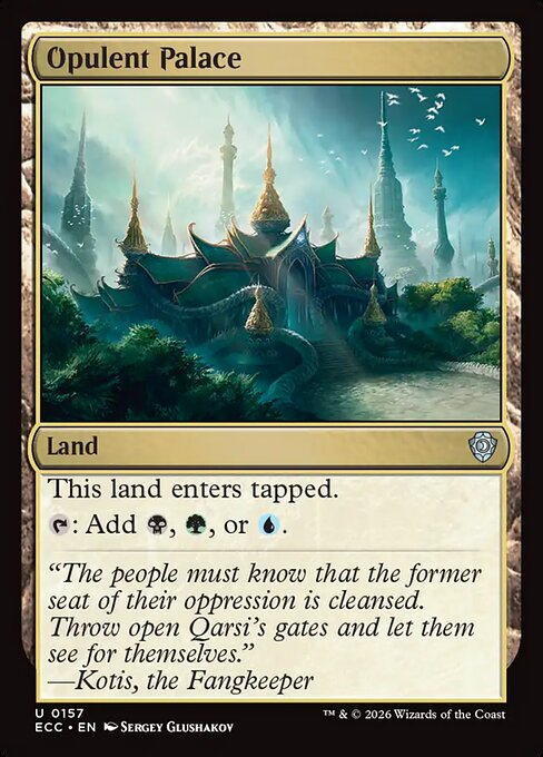 Opulent Palace magic the gathering card art