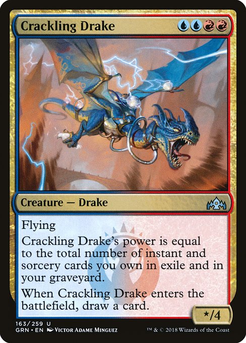 Crackling Drake (Guilds of Ravnica #163)