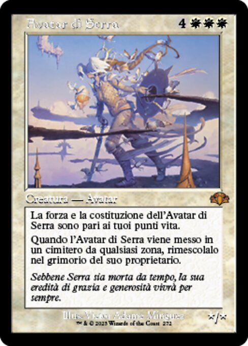 Serra Avatar (Dominaria Remastered #272)