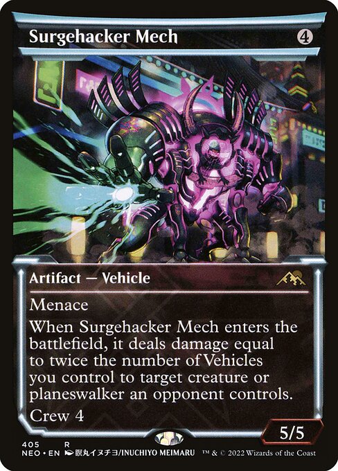 Surgehacker Mech (Kamigawa: Neon Dynasty #405)