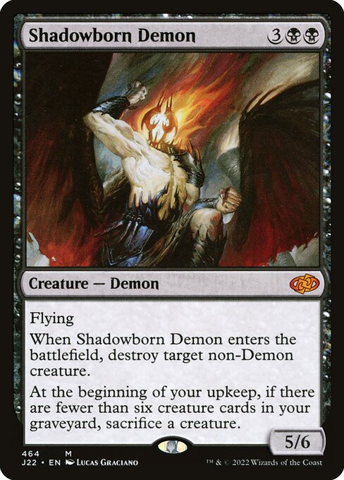 Shadowborn Demon (Jumpstart 2022 #464)