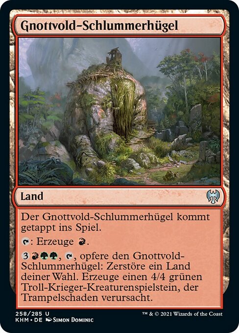 Gnottvold Slumbermound (Kaldheim #258)