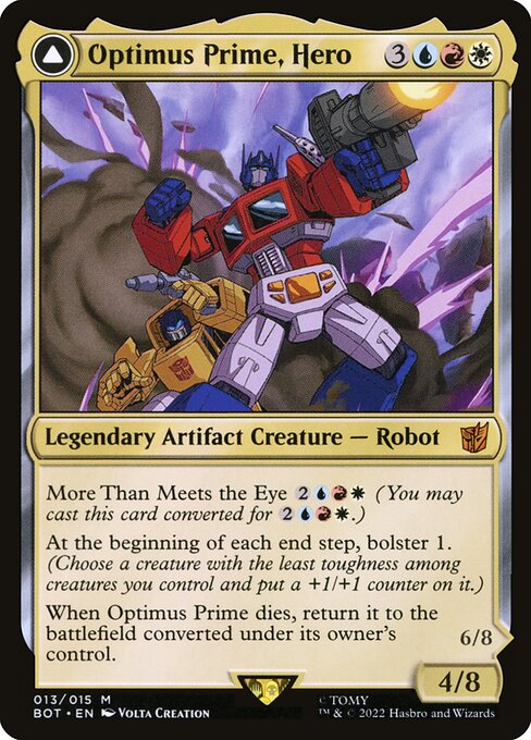 Optimus Prime, Hero // Optimus Prime, Autobot Leader card image