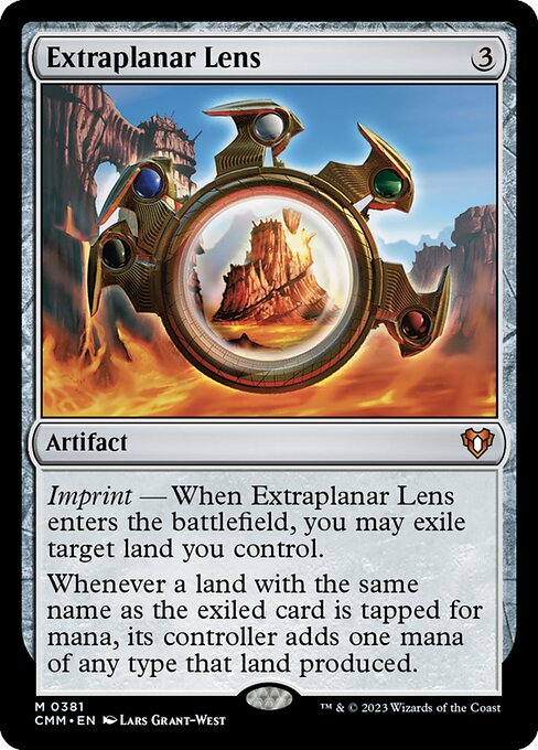 Extraplanar Lens (Commander Masters #381)