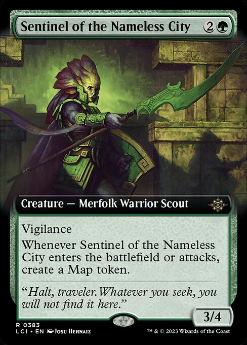 Sentinel of the Nameless City card image
