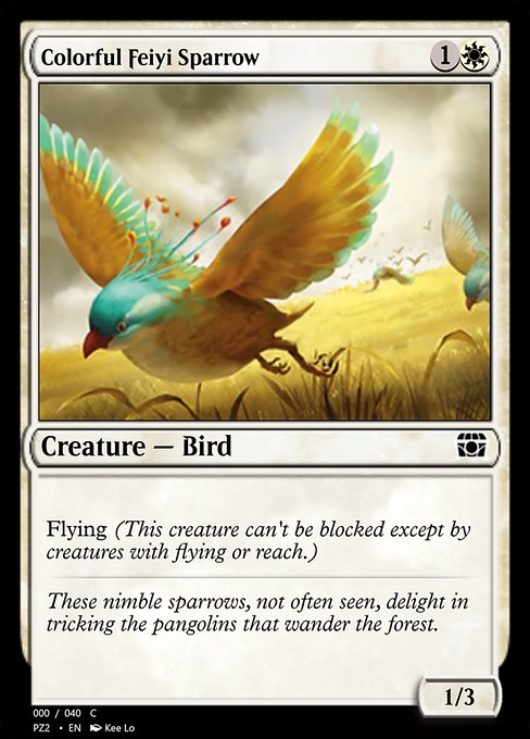 Colorful Feiyi Sparrow (Treasure Chest #70811)