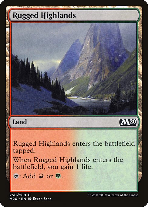 Rugged Highlands (Core Set 2020 #250)