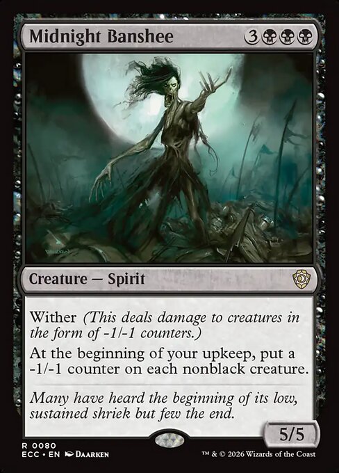 Midnight Banshee magic the gathering card art