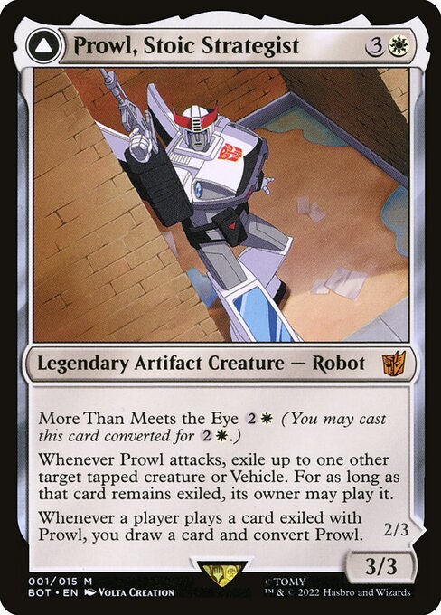 Prowl, Stoic Strategist // Prowl, Pursuit Vehicle card image