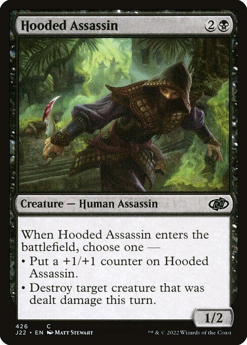 Assassin cagoulé|Hooded Assassin