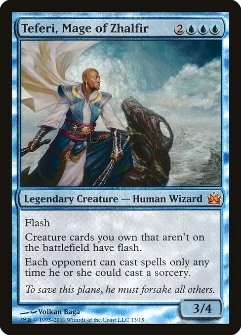 Teferi, Mage of Zhalfir (v11) 13